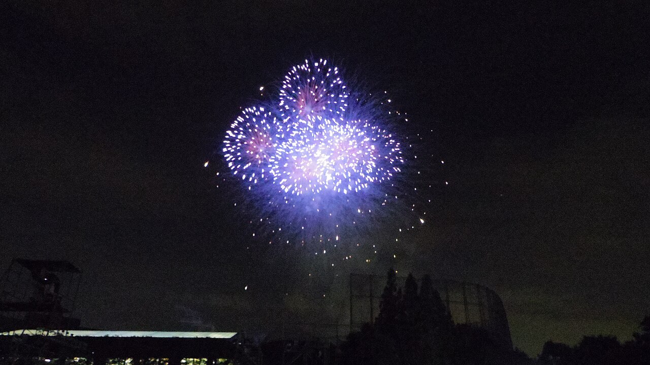 Jingu Gaien Fireworks Festival 2026 fireworks over Shinjuku City, Japan