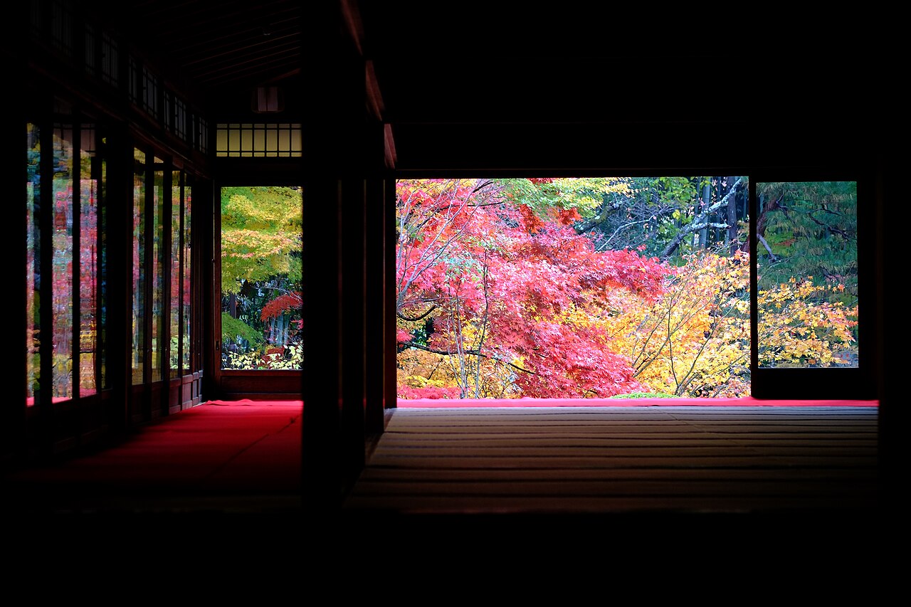 Autumn leaves at Nanzen-ji Temple, Kyoto, Japan